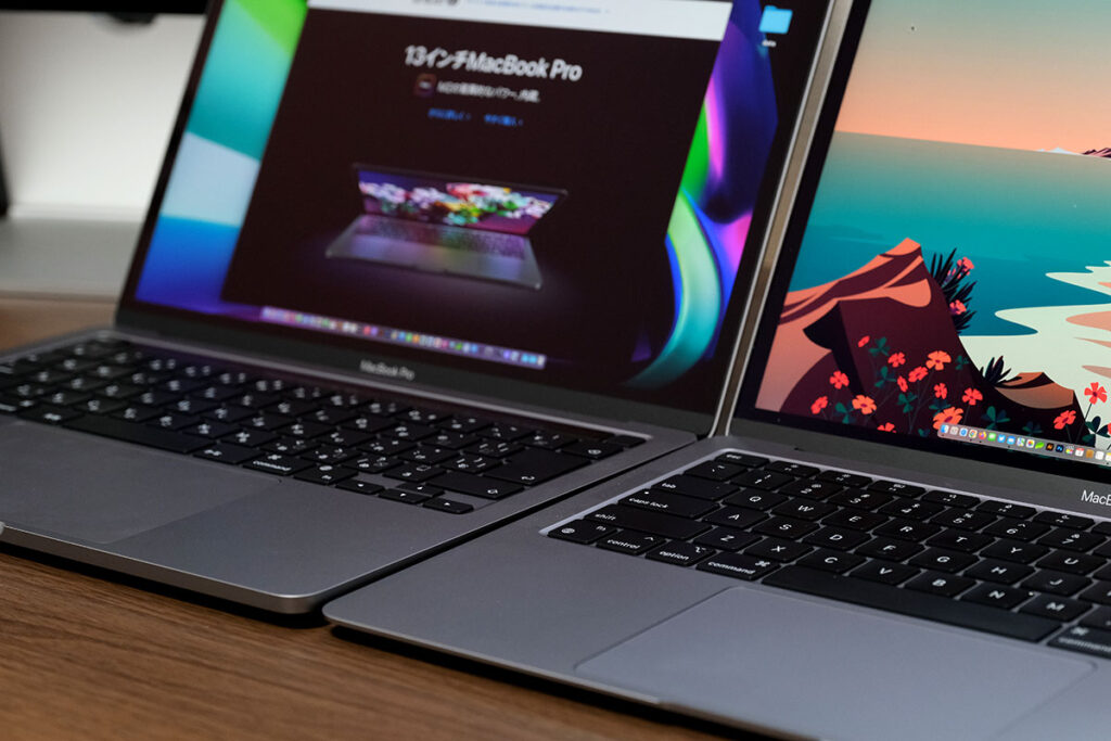 MacBook Pro 13インチとMacBook Air