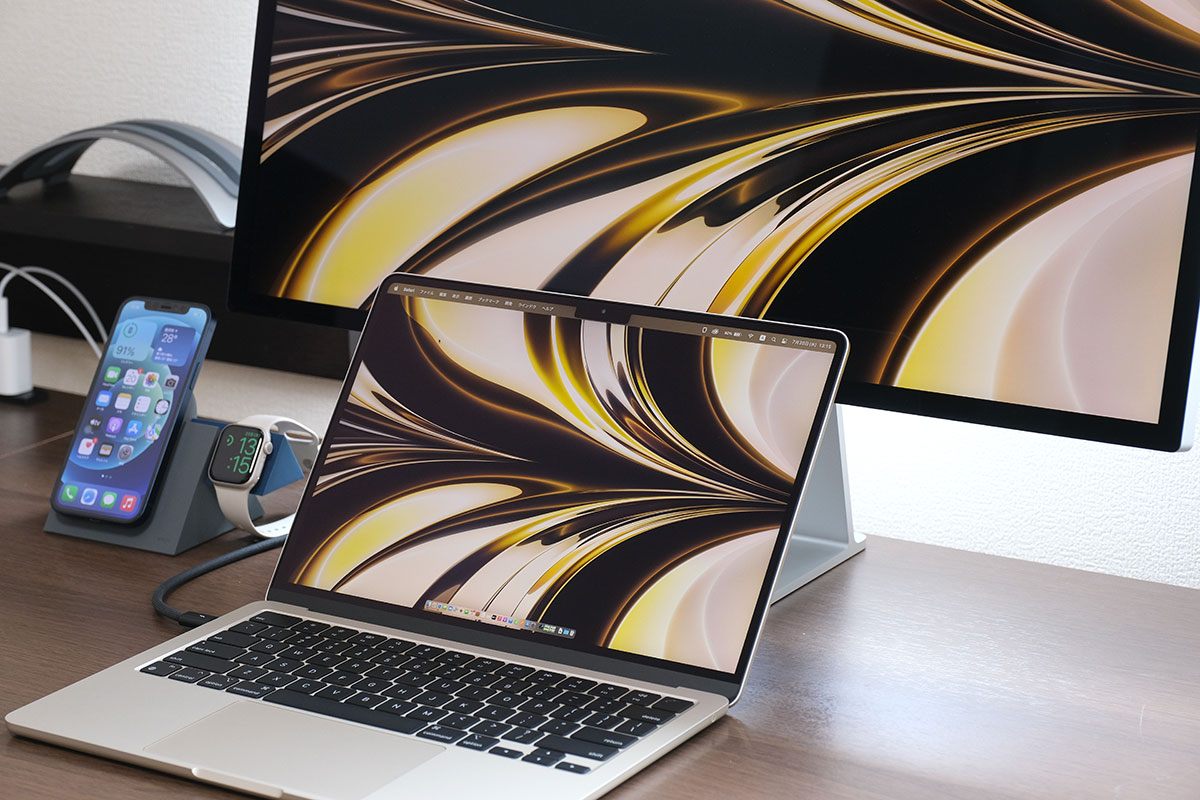 MacBook Air(M2)とStudio Display