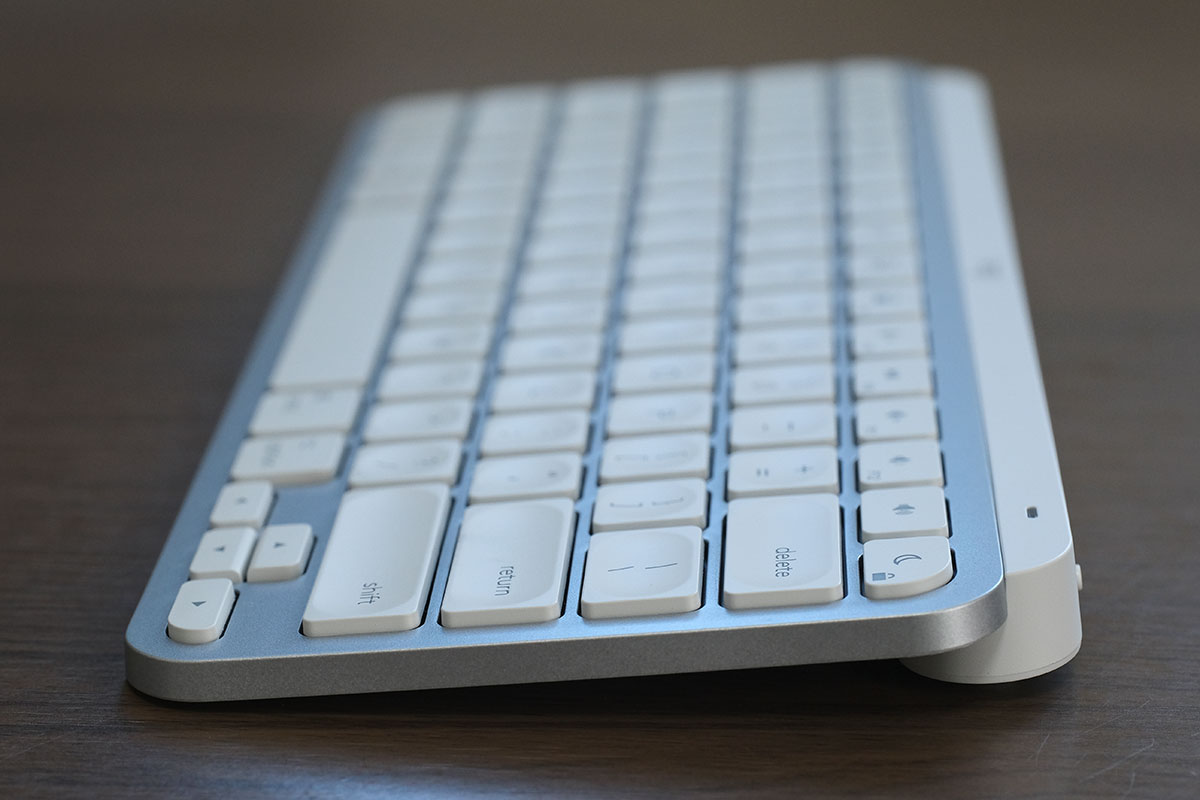 MX KEYS mini for Macの傾斜