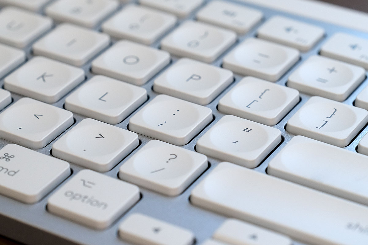 MX KEYS mini for Mac キーの形状