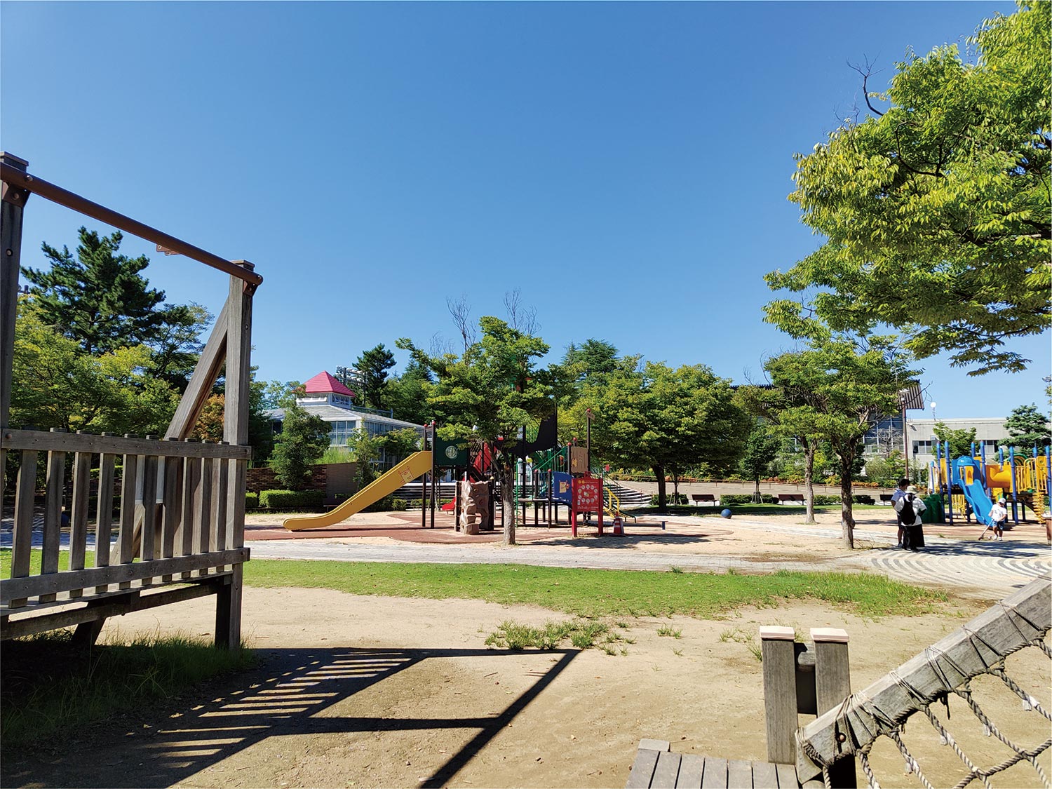 Nothing Phone (1) 広角カメラで公園を撮影