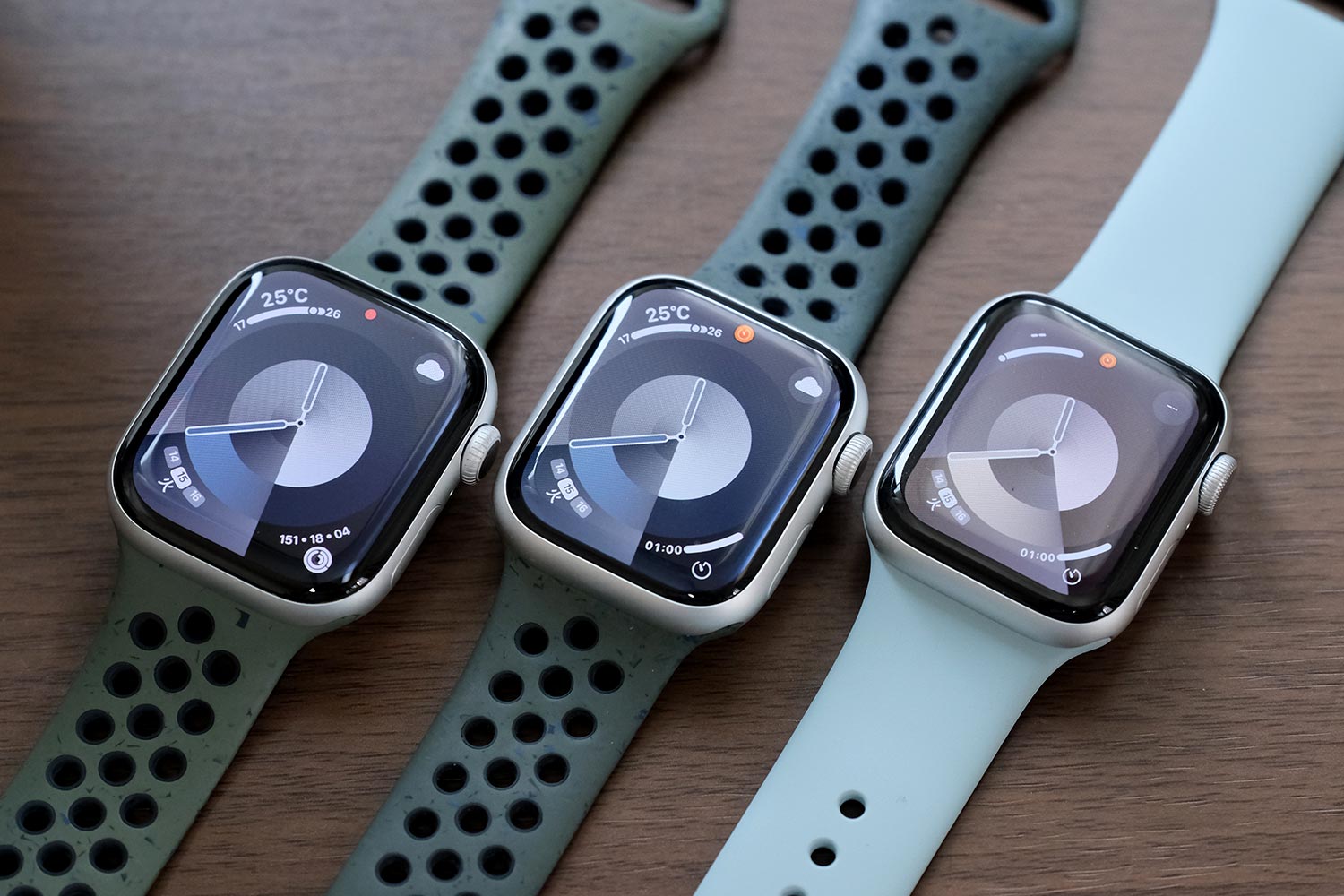 Apple Watch 42mm・41mm・40mm サイズ差