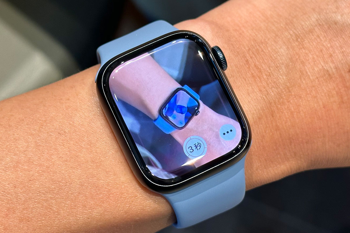 Apple Watch 8 カメラアプリ