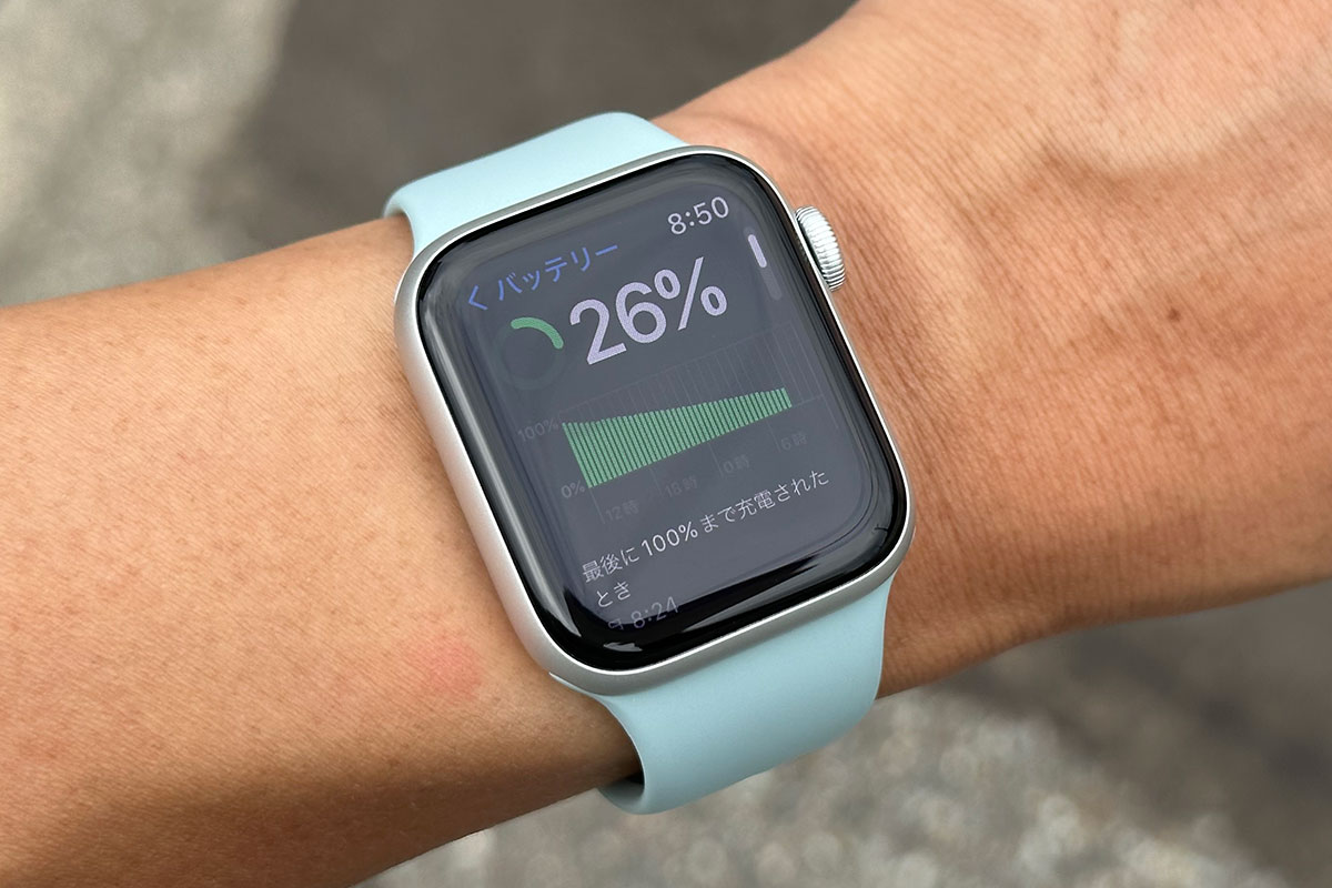 Apple Watch SE2 24時間電池残量