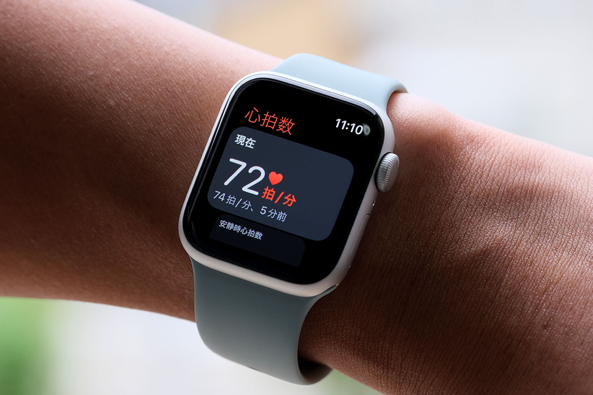 Apple Watch SE2で心拍数計測