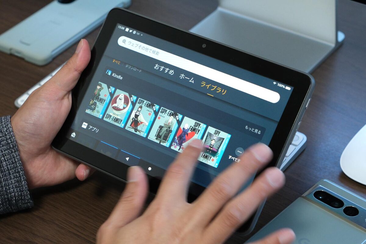 Fire HD 8 横で使うことを想定している