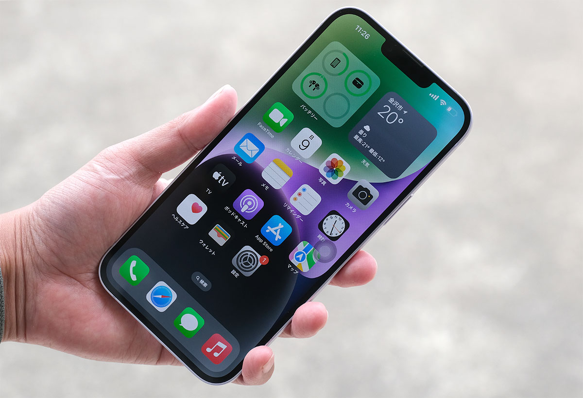 iPhone 14 Plus ディスプレイ