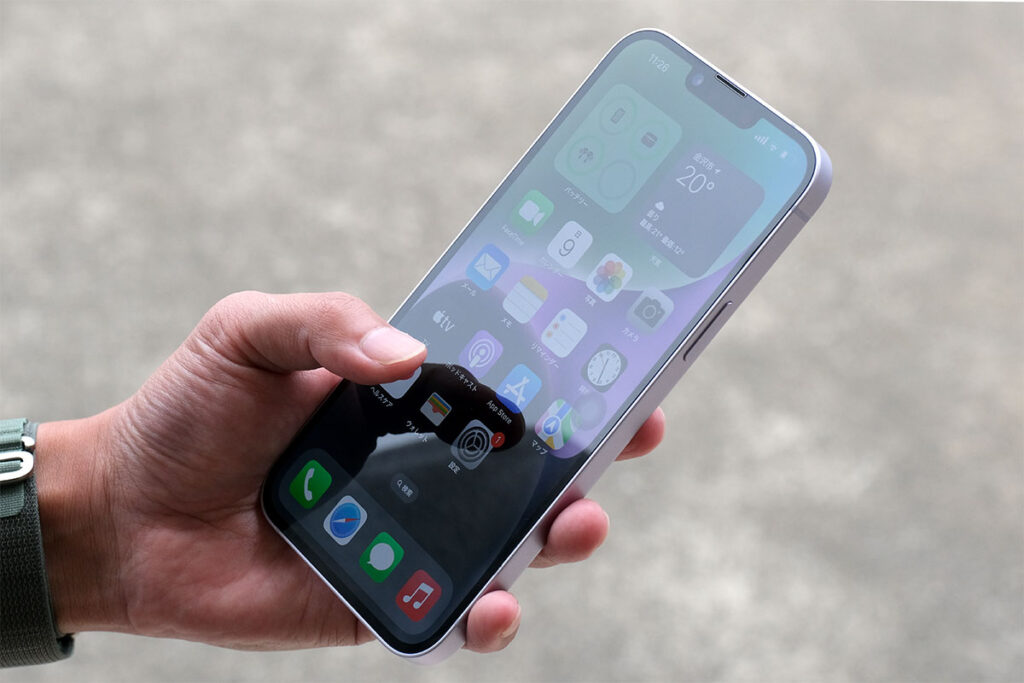 iPhone 14 Plusは60Hzのリフレッシュレート