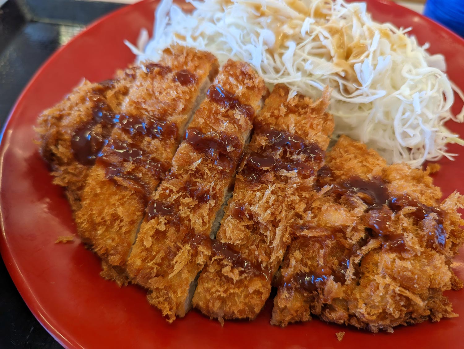 Pixel 7 Pro 広角カメラでトンカツを撮影