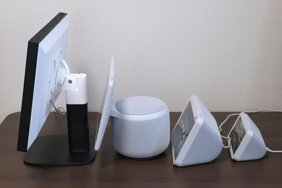 Echo Showシリーズの本体サイズ比較