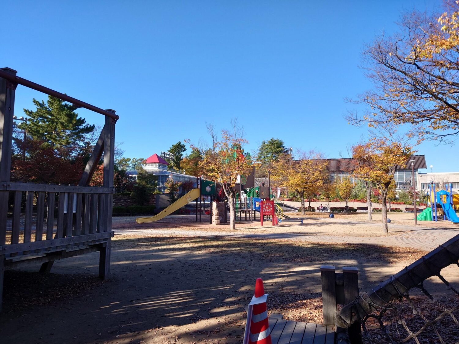 Xperia 1 IV 広角カメラで公園を撮影