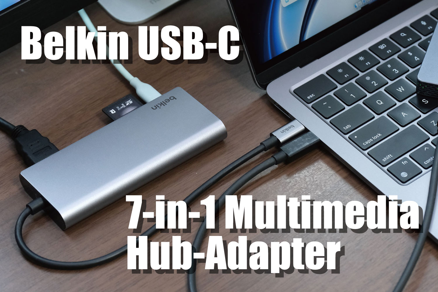Belkin USB-C 7-in-1 マルチメディアハブ レビュー
