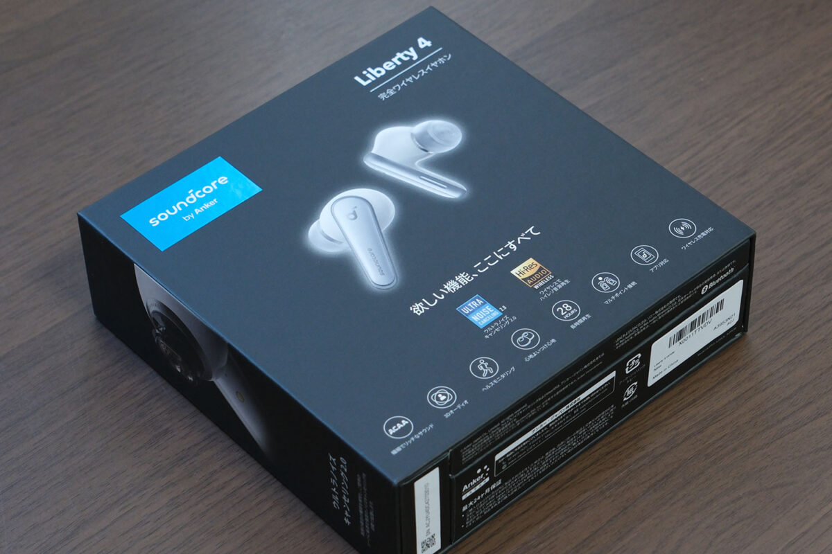 Soundcore Liberty 4 パッケージ