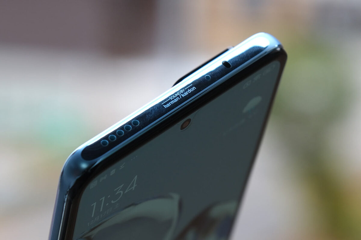 Harman Kadon監修のXiaomi 12T Pro スピーカー