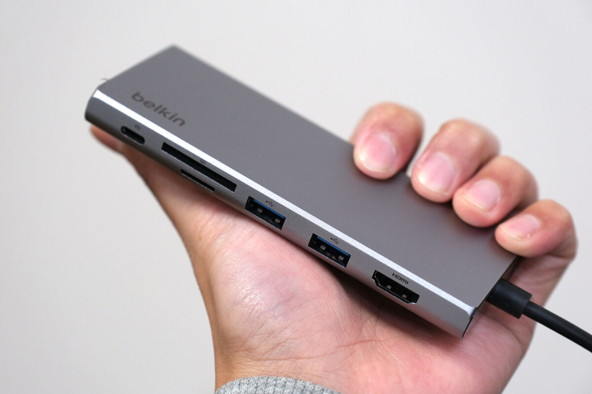 Belkin USB-C Connect 7-in-1 サイズ感