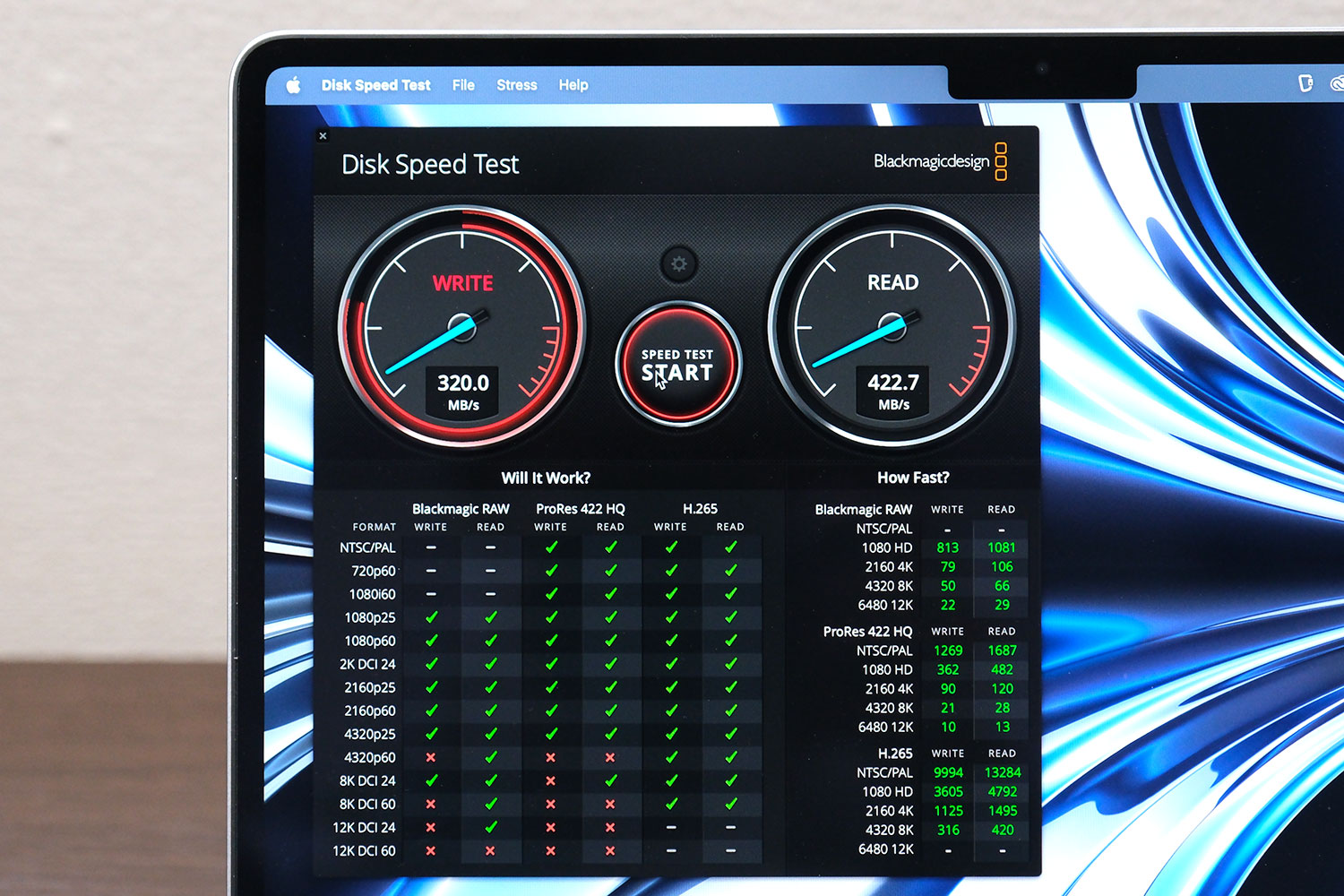 SanDiskのSSDストレージの転送速度