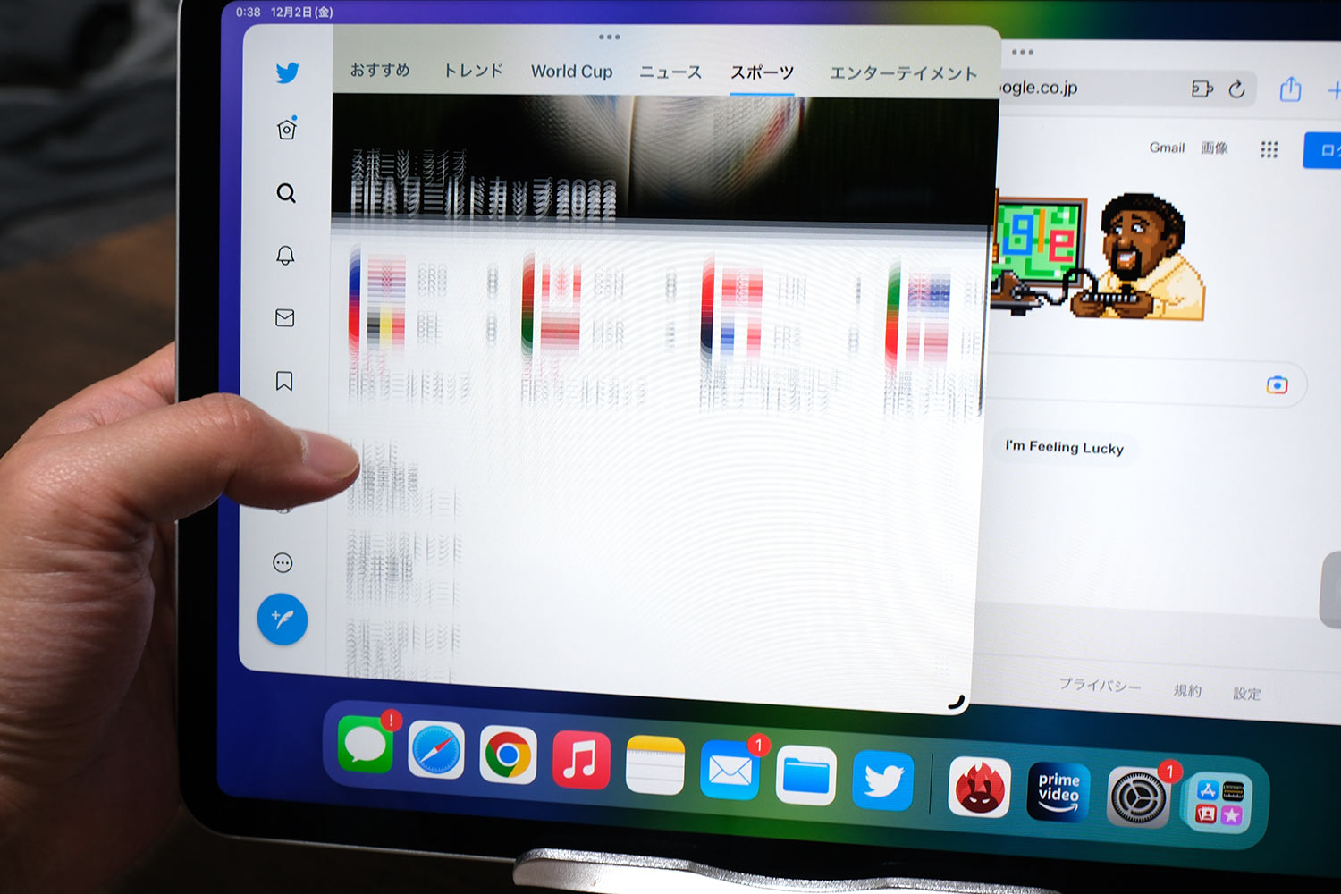 iPad Pro 120Hzリフレッシュレート対応