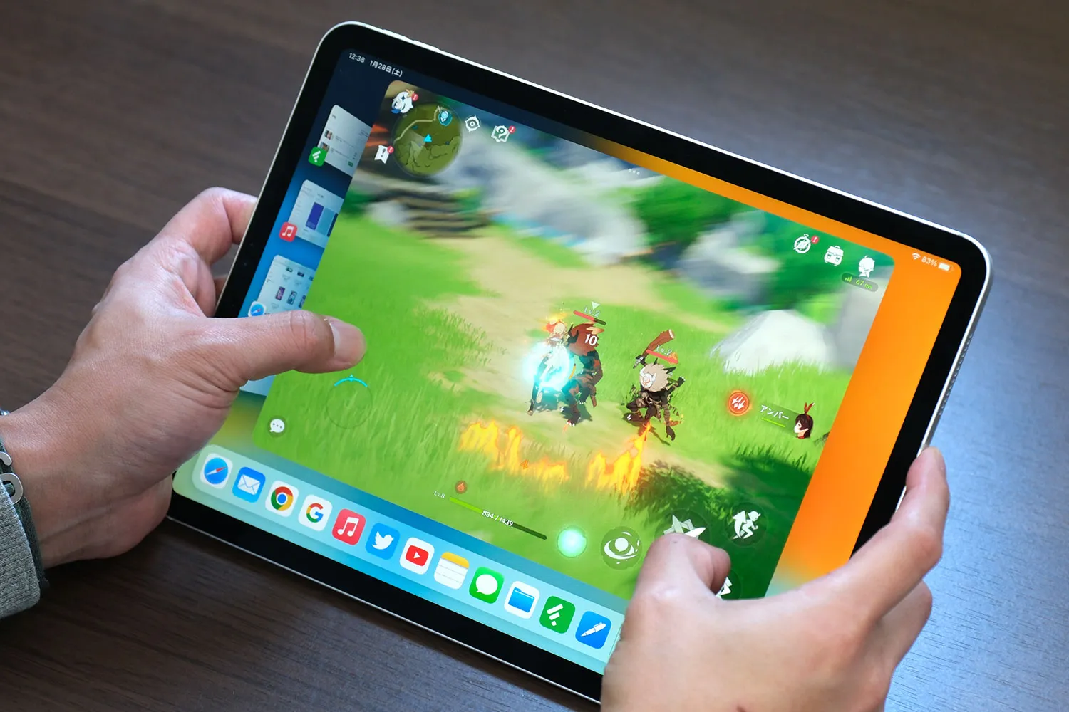 iPad Pro 11インチ(第1世代)で原神