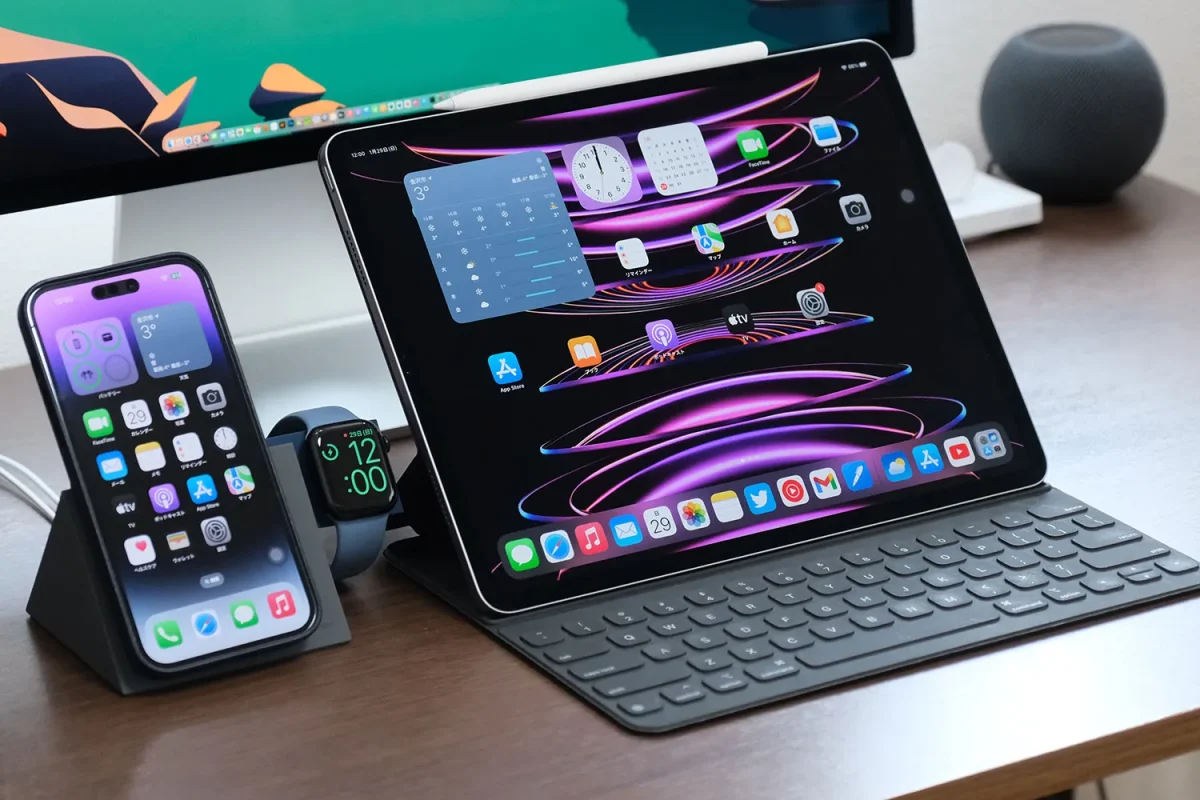 iPad Pro 12.9インチを定位置で使う