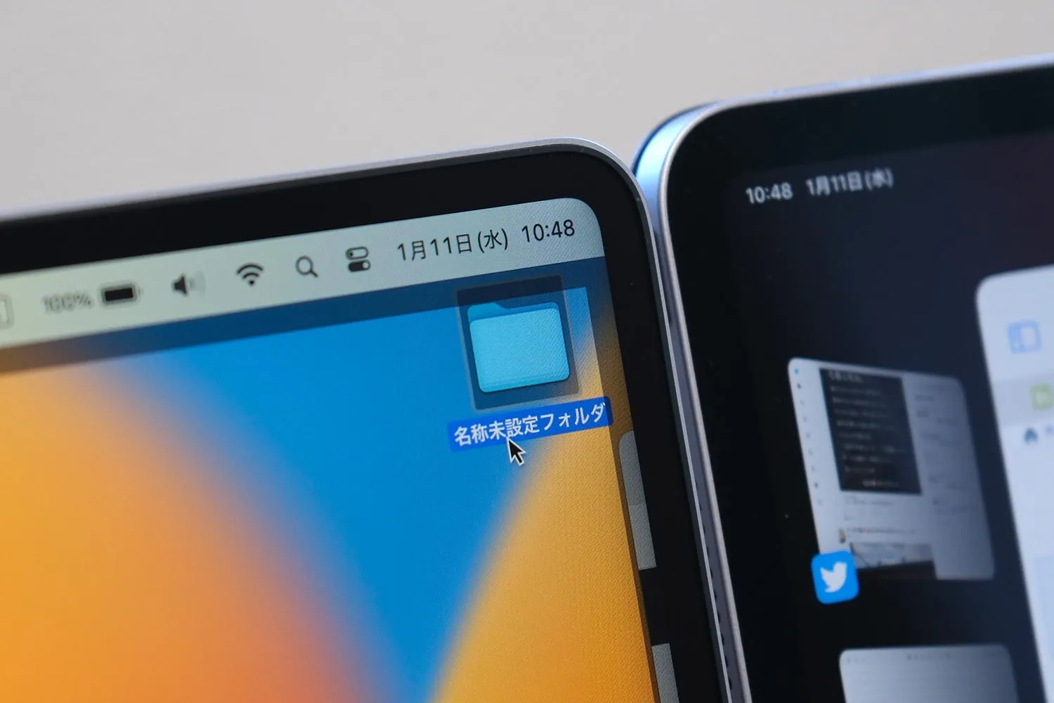 Macはデスクトップにファイルが置ける