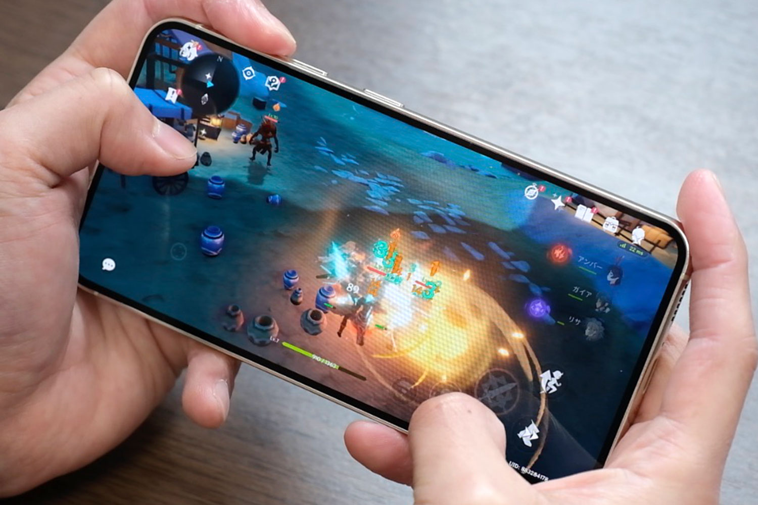 Galaxy S23 原神を快適にプレイ