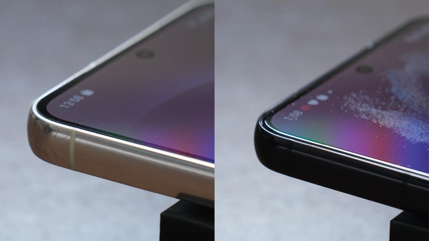 Galaxy S23・S22 パネルの形状