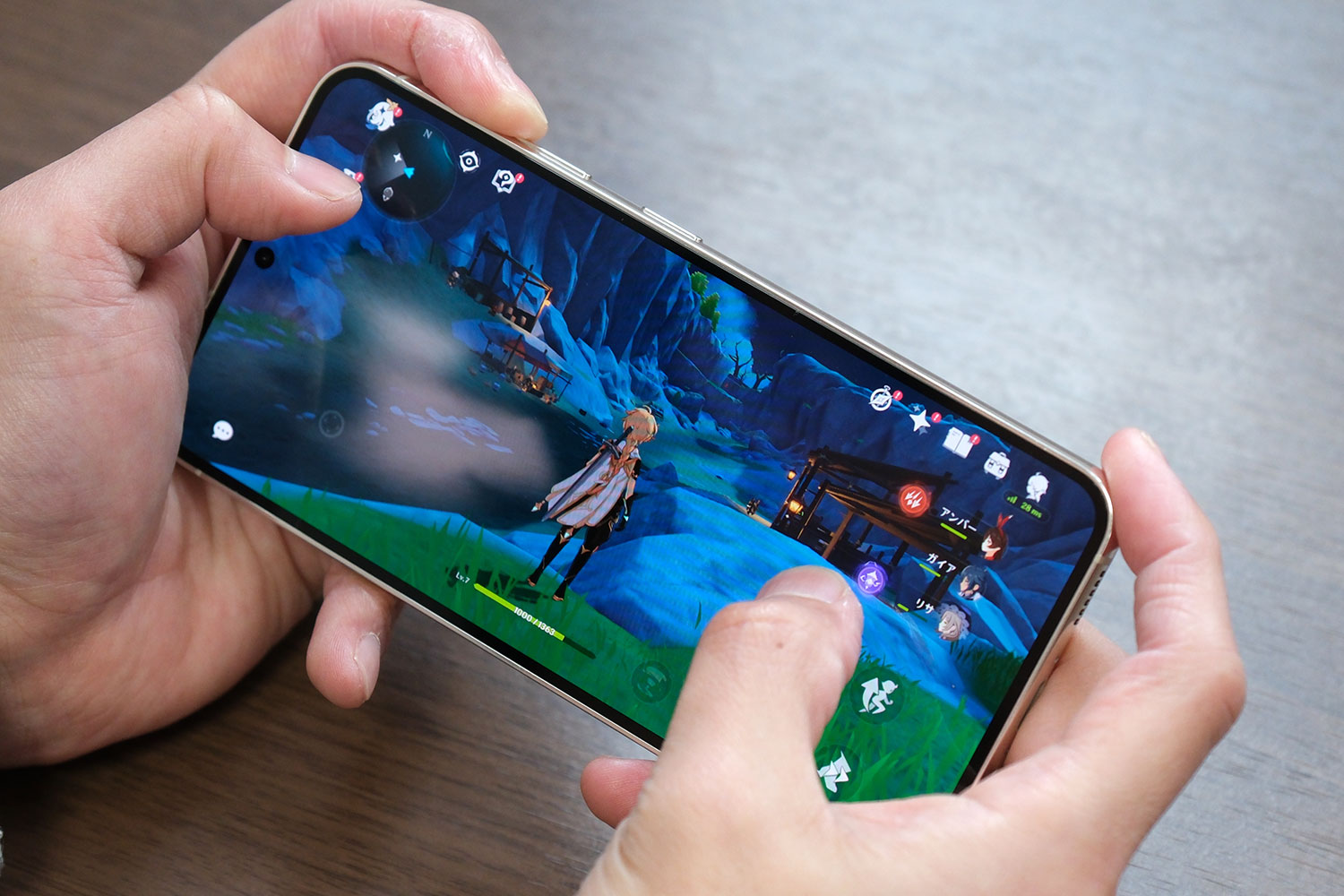 Galaxy S23 最高画質で原神をプレイ