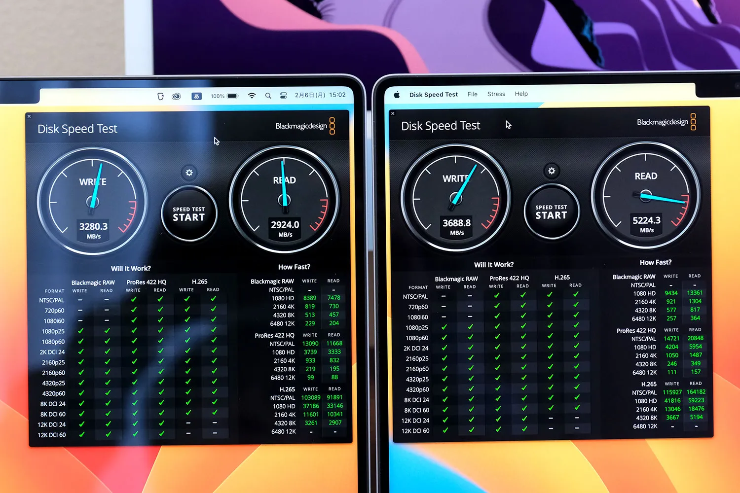MacBook Pro 14インチ(M2 Pro) vs (M1 Pro)ストレージ速度
