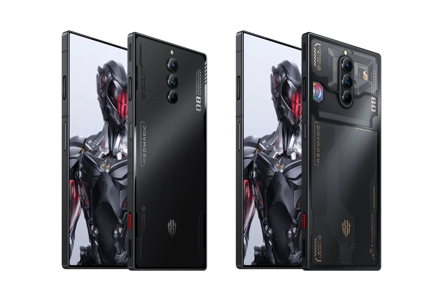 REDMAGIC 8 Pro 本体デザイン Matte・Void