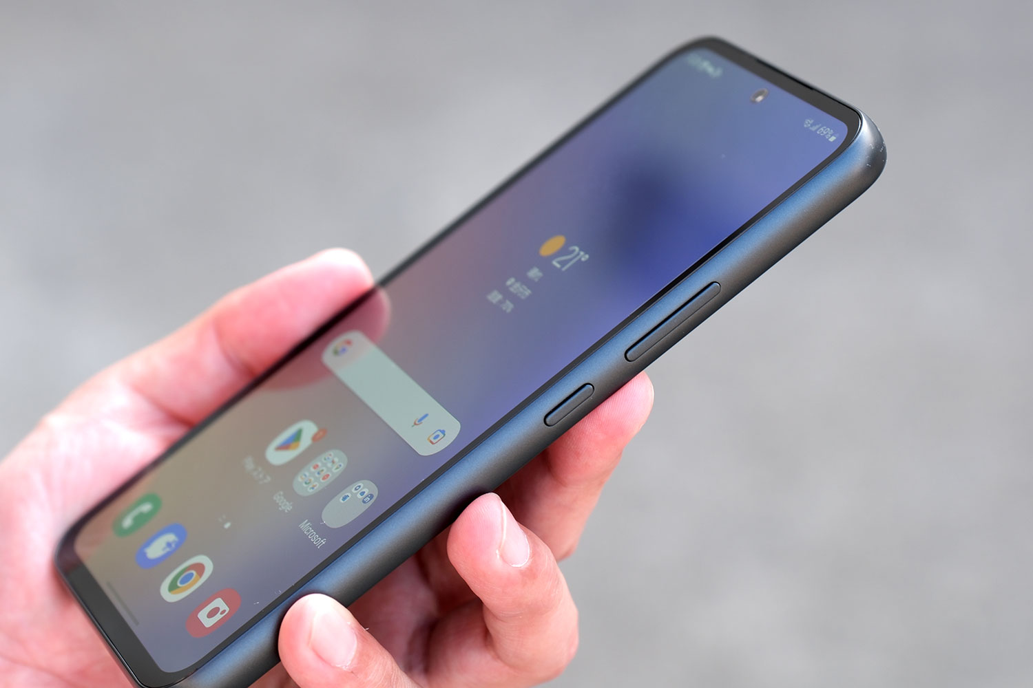 Galaxy A54 5G 本体右の操作ボタン