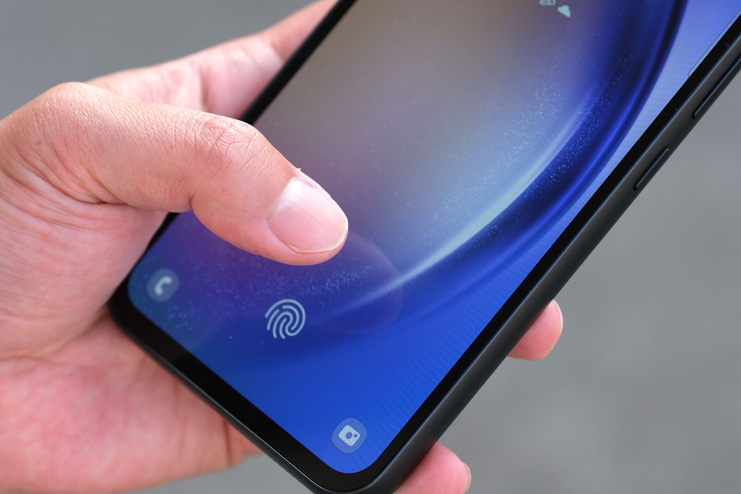 Galaxy A54 画面内指紋認証