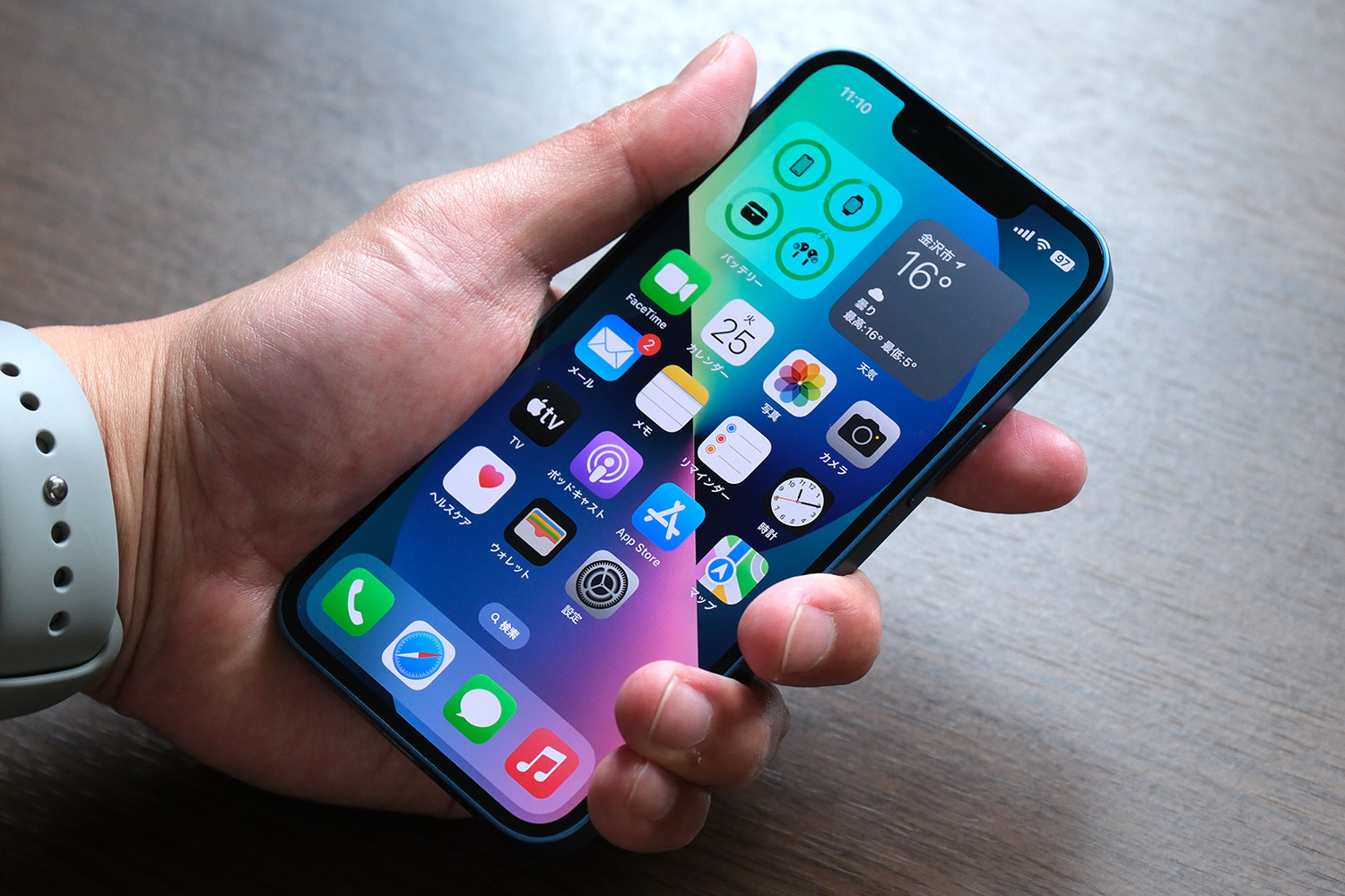 iPhone 13 mini サイズ感