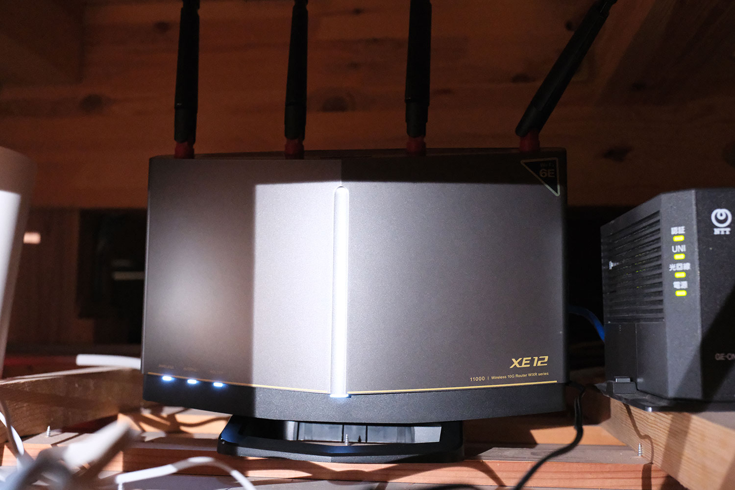 WXR-11000XE12を設置