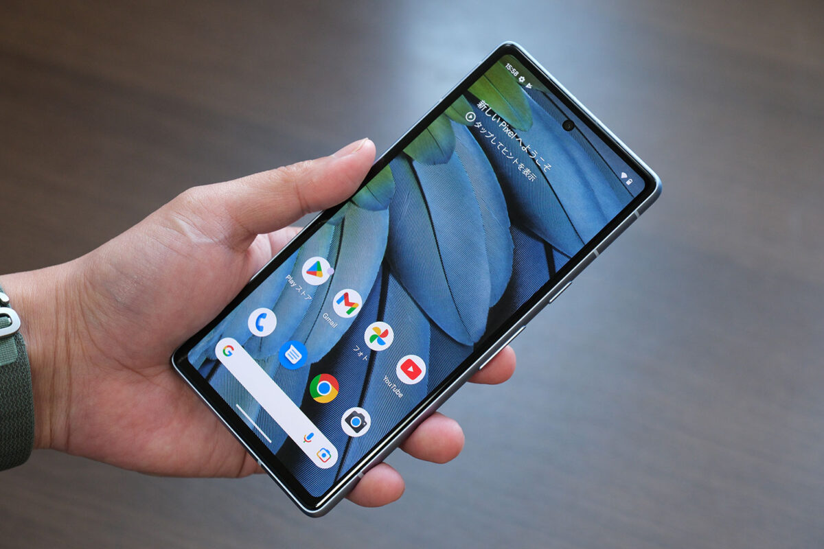 Pixel 7a 正面デザイン