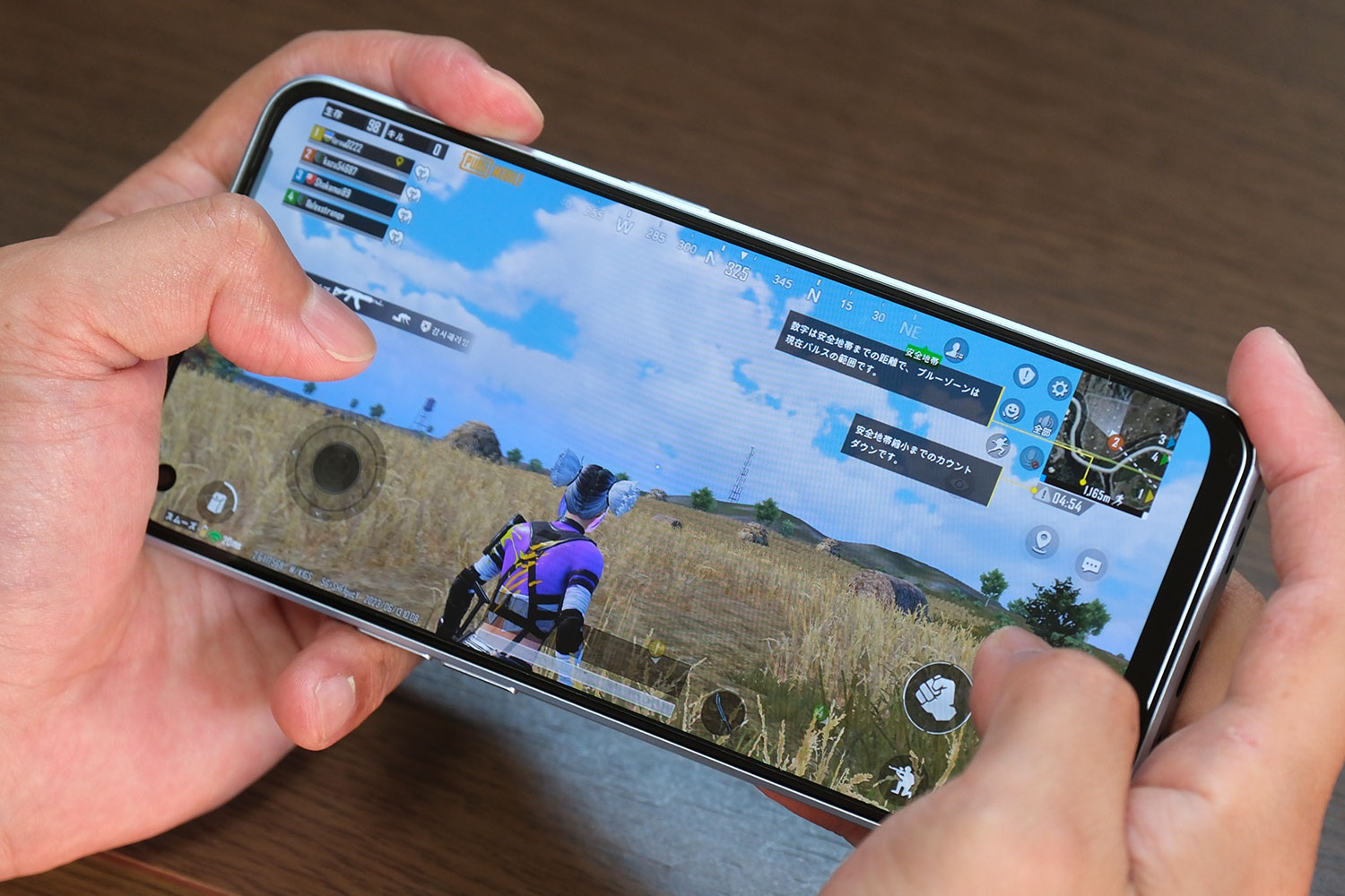 OPPO Reno7 A + PUBGモバイル