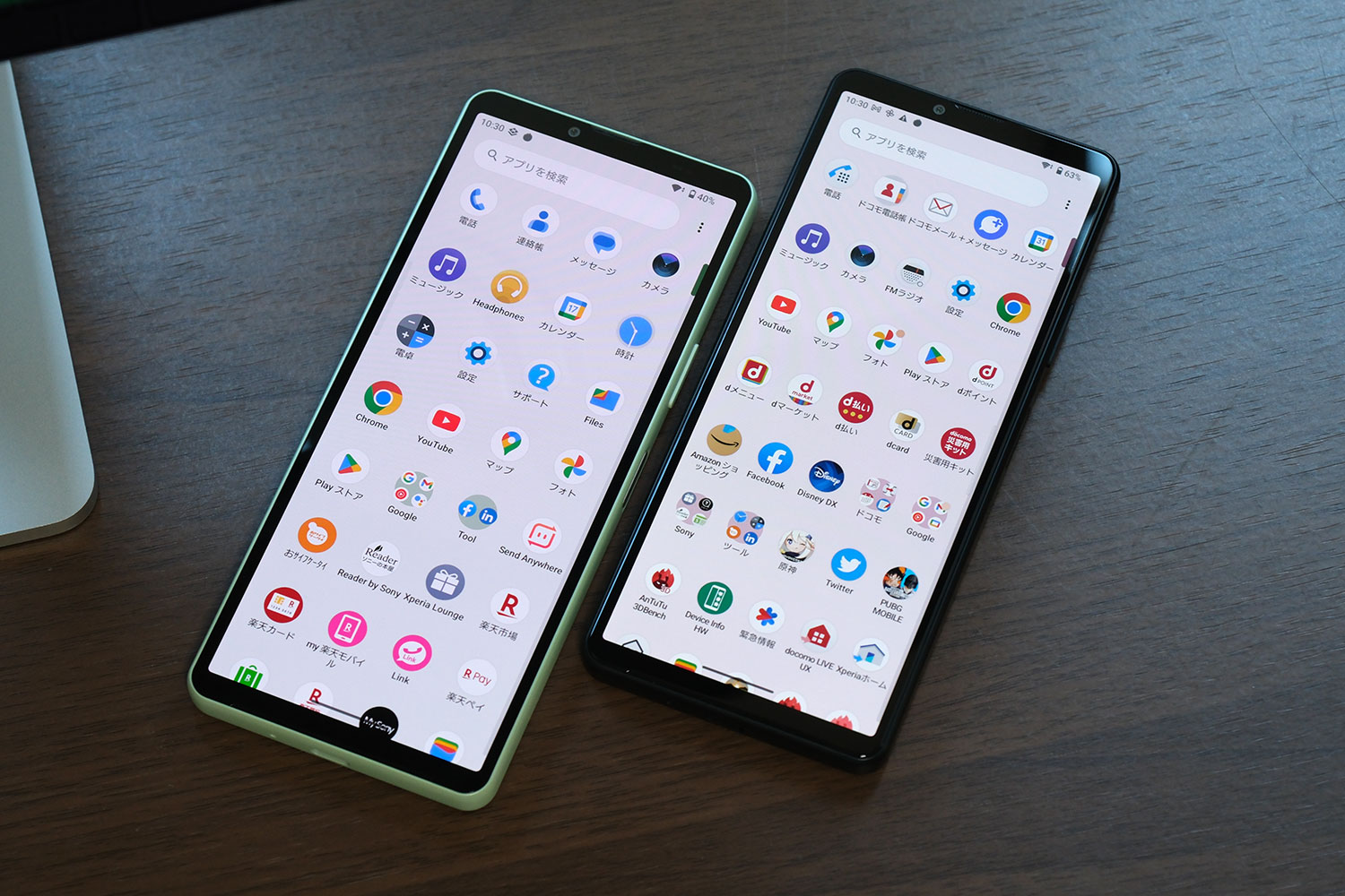 Xperia 10 V → 10 IV ディスプレイサイズ
