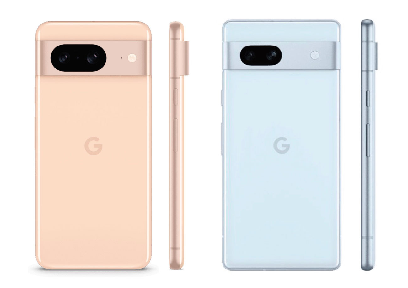 Pixel 8 vs Pixel 7a 本体デザイン比較
