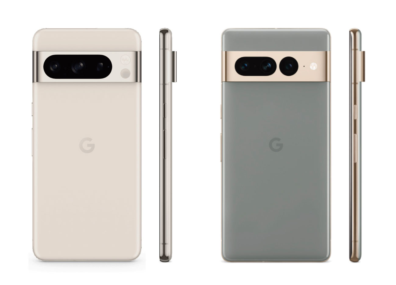 Pixel 8 Pro vs Pixel 7 Pro 本体デザイン比較