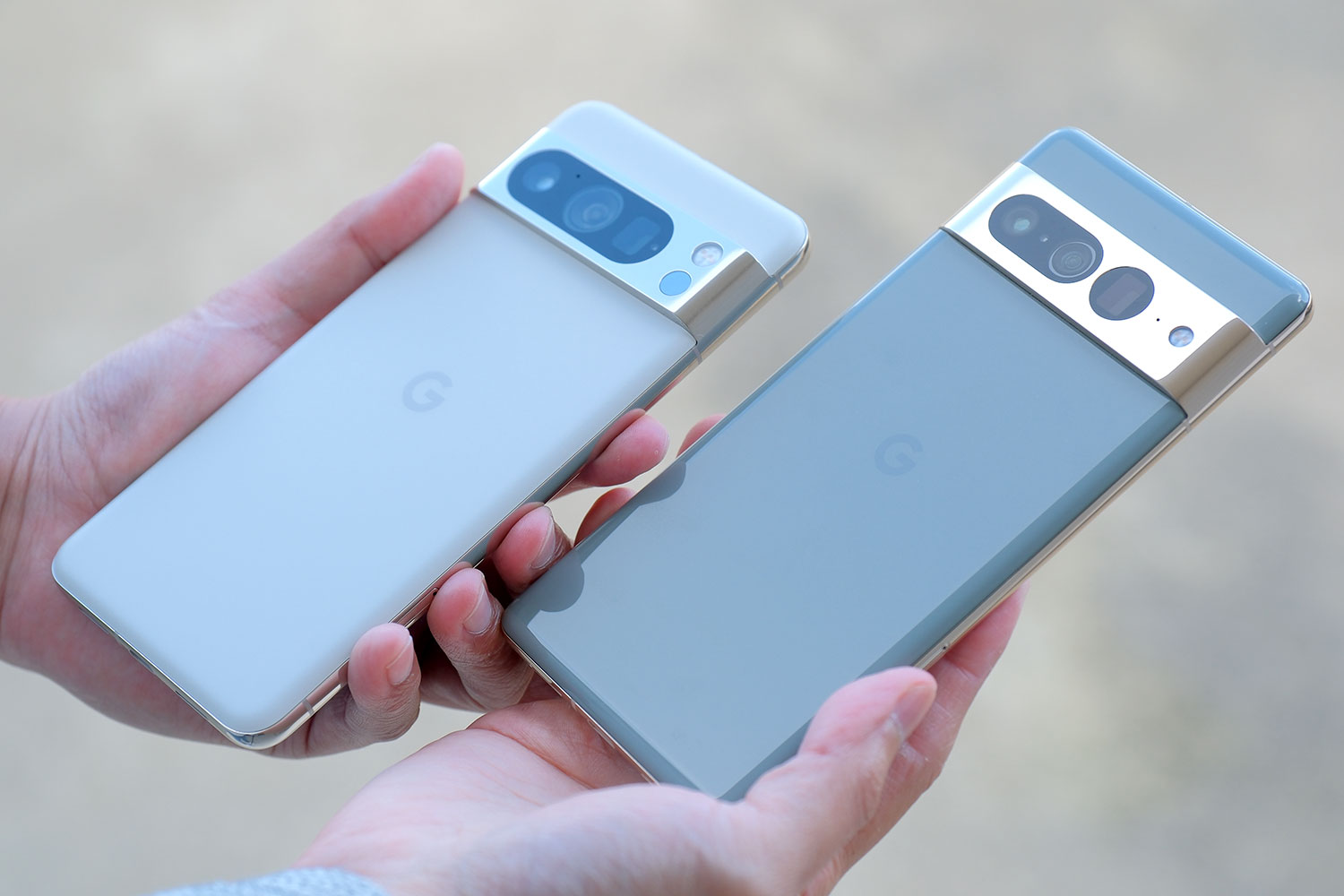 Pixel 8 Pro vs Pixel 7 Pro 背面デザインの違い
