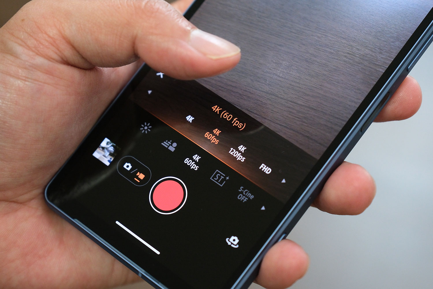 Xperia 5 V 動画モード