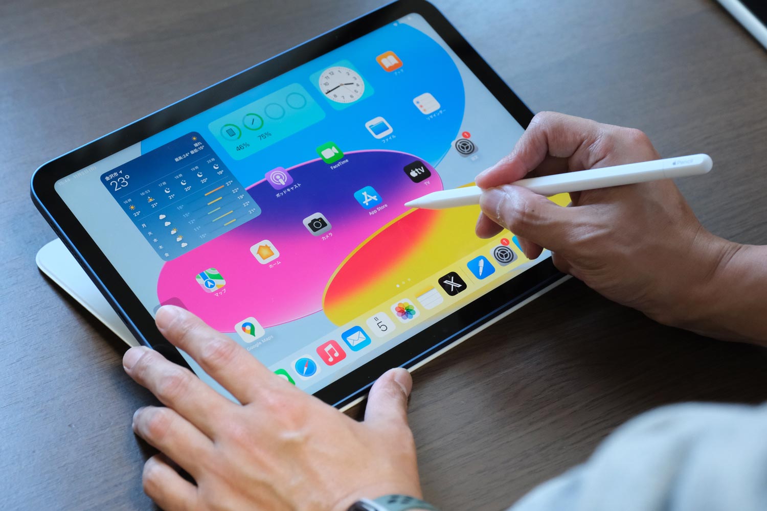 Apple Pencil（USB-C）とiPad（第10世代）