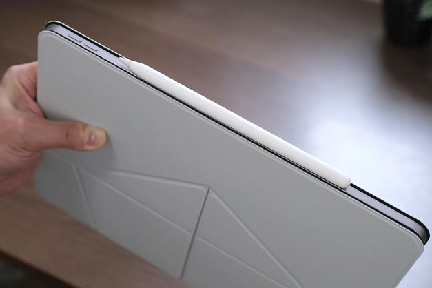 Moft Snap フロートフォリオ Apple Pencil部分