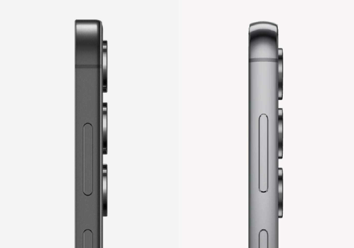 Galaxy S24 vs Galaxy S23 サイドフレーム