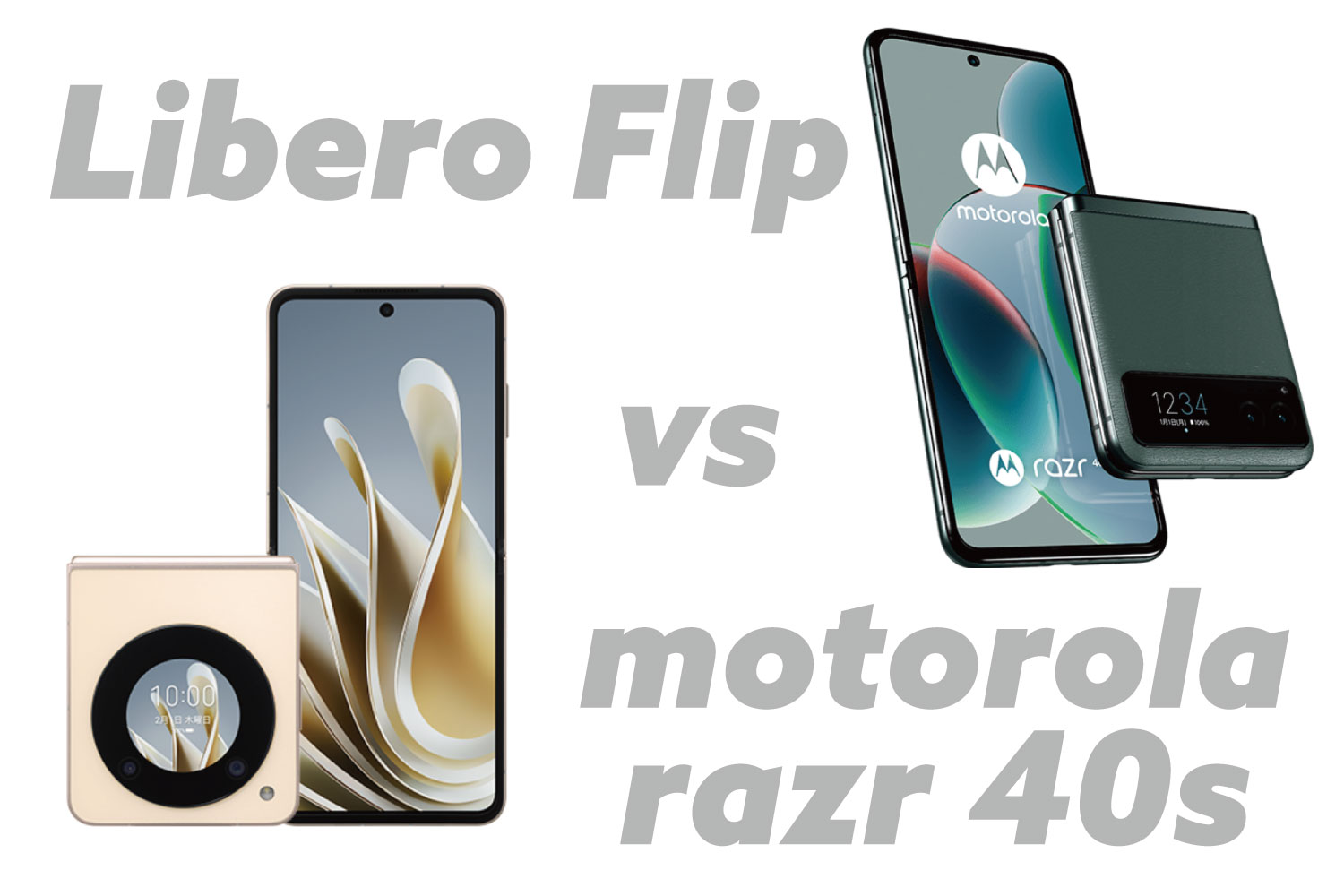 Libero Flip vs motorola razr 40s