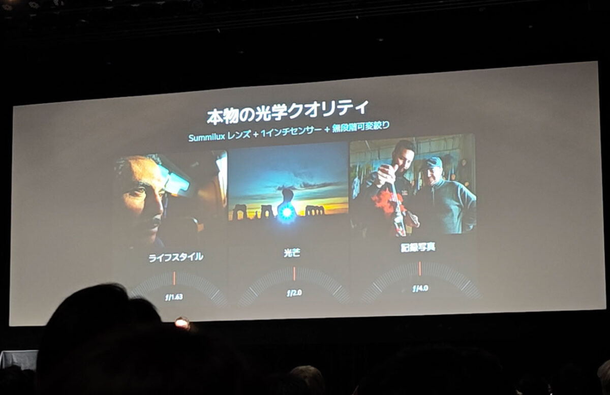 Xiaomi 14 Ultra 発表会 絞り