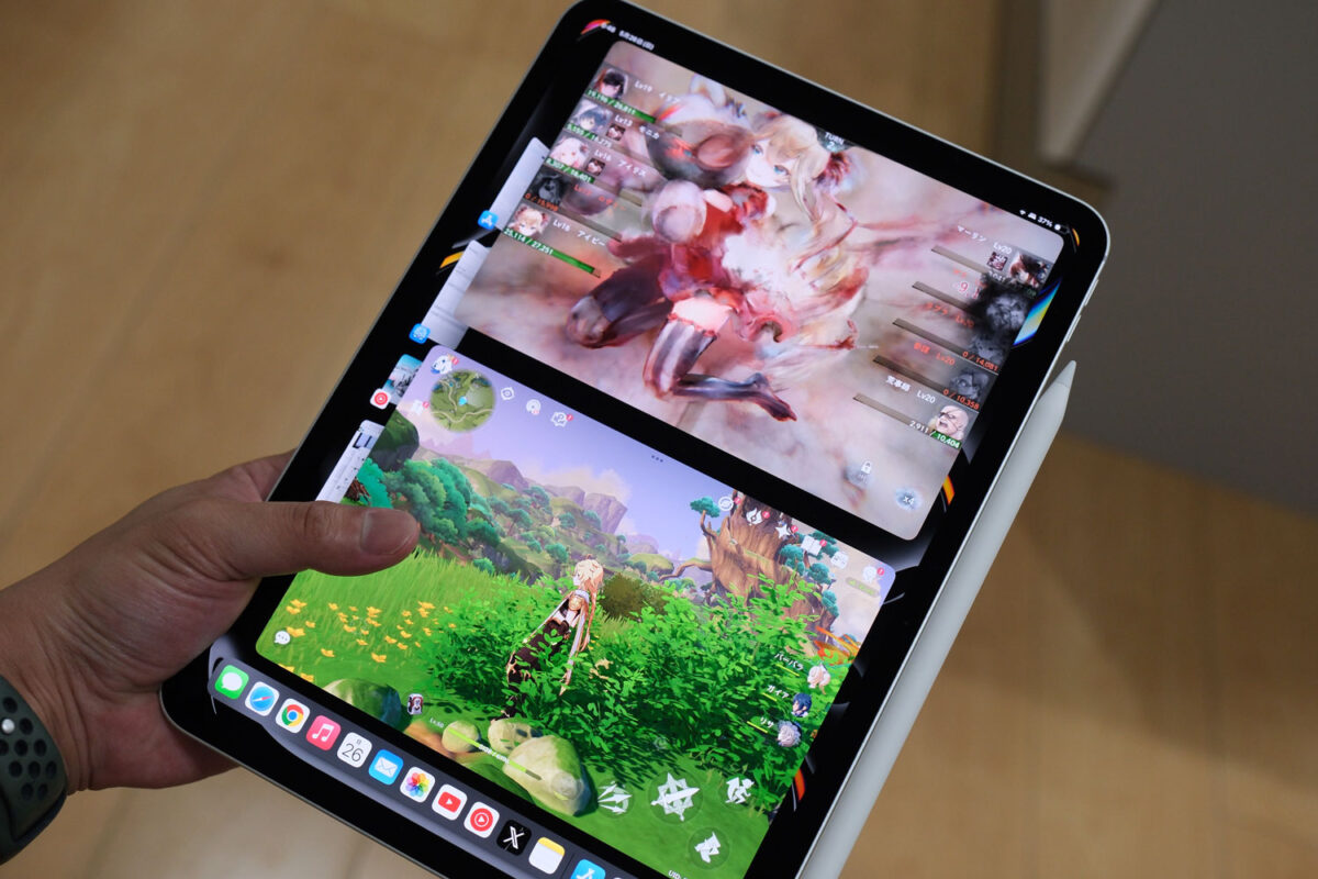 iPad Pro 11インチ M4 原神 + メメントモリ 同時プレイ