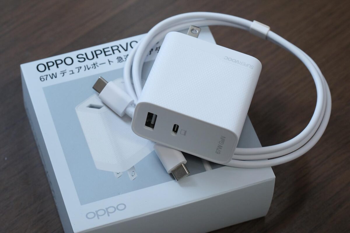 OPPO 67W SUPERVOOC フラッシュチャージ