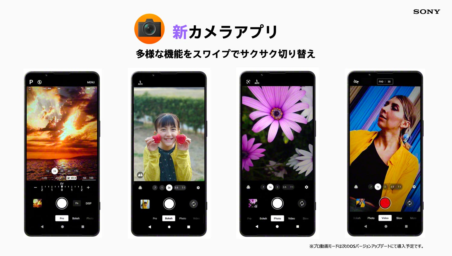 Xperia 1 VI カメラUI