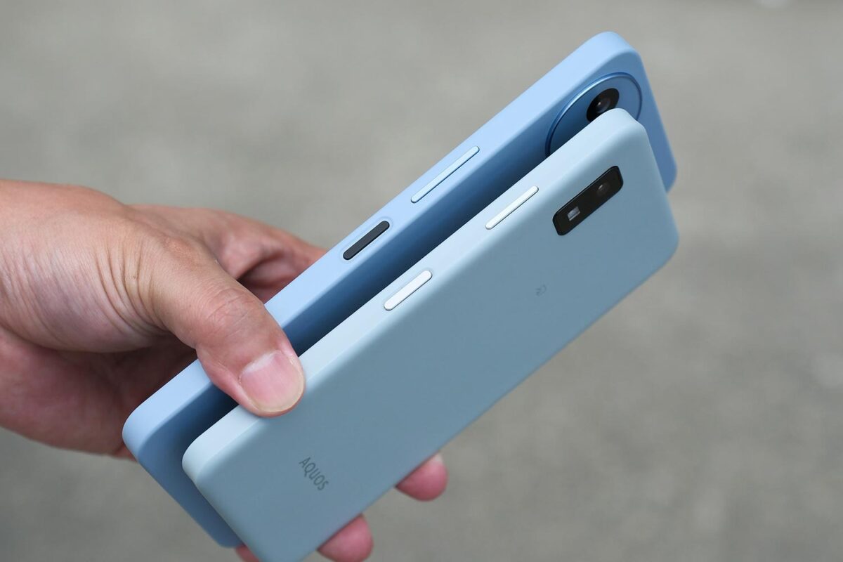 AQUOS wish4 vs AQUOS wish3 サイドフレーム右側