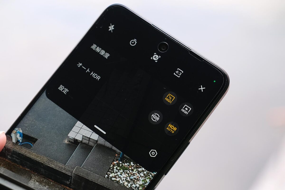 OPPO A79 5G カメラUI HDR